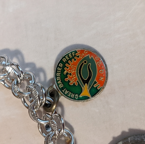 Vintage Sterling Silver Charm Bracelet - Picture 4 of 8